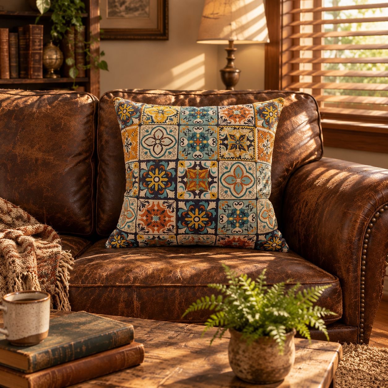 Cojín decorativo de sofá estilo bohemio de alta calidad