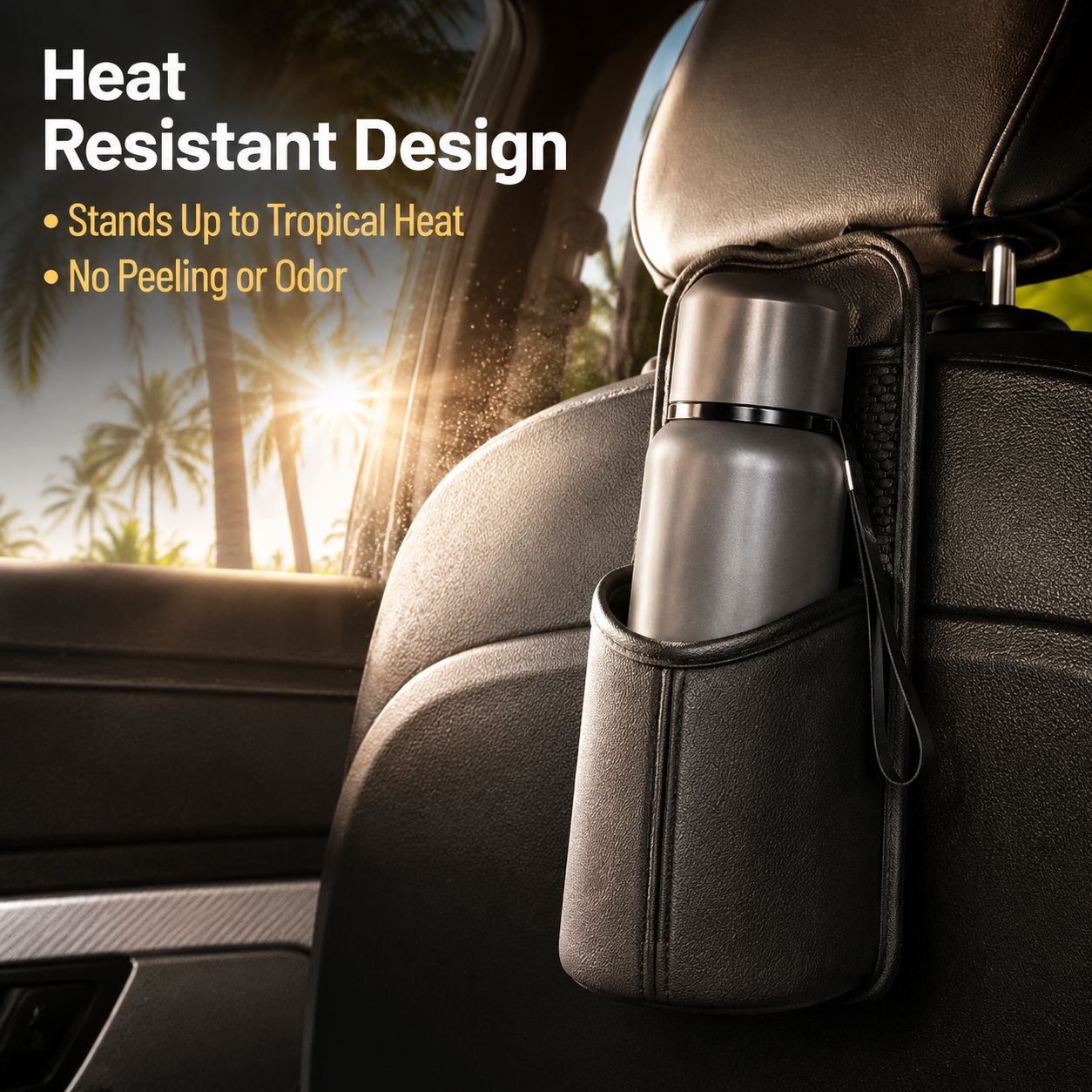 Car Seat Thermos Cup Storage Organizer
