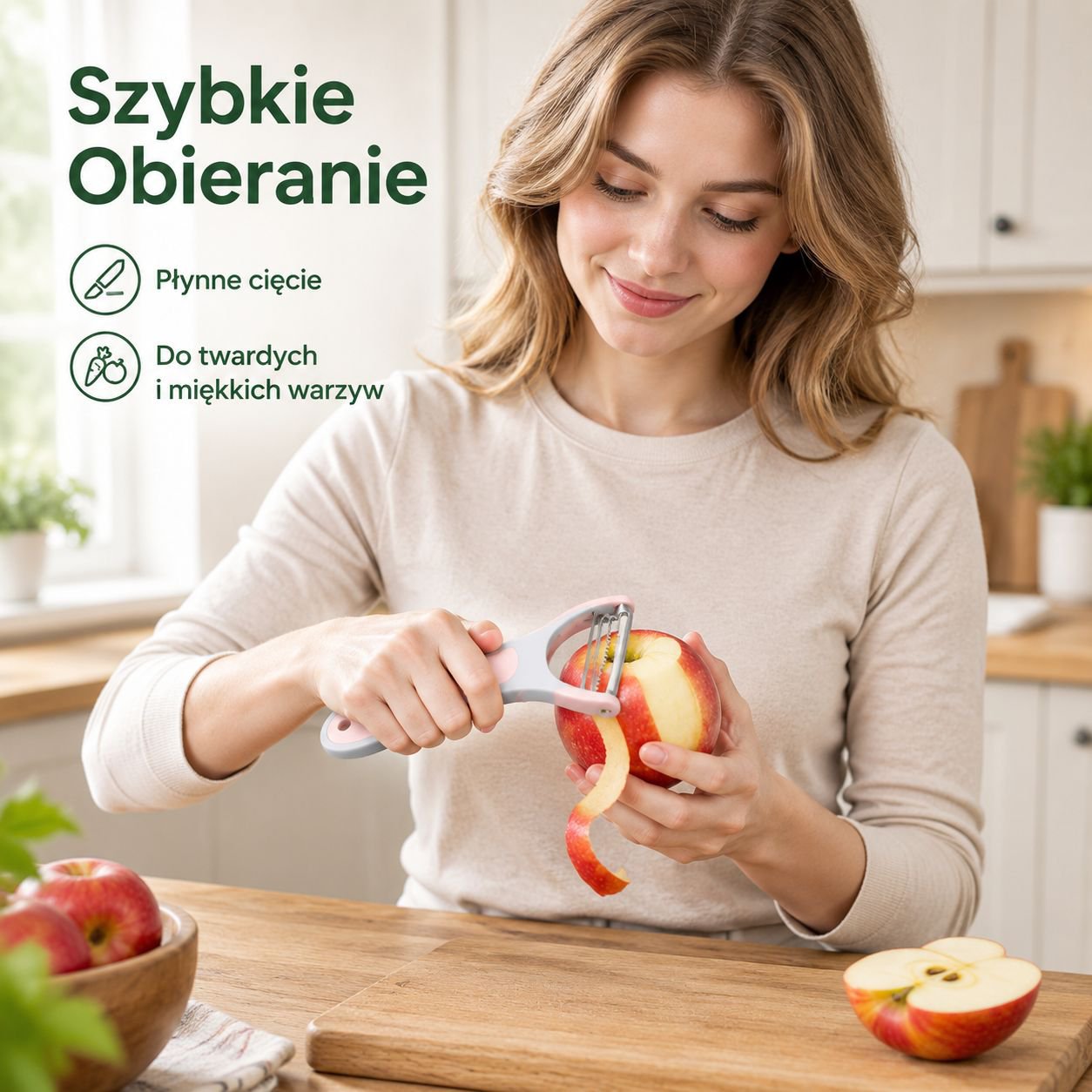 Wielofunkcyjna domowa obieraczka do owoców
