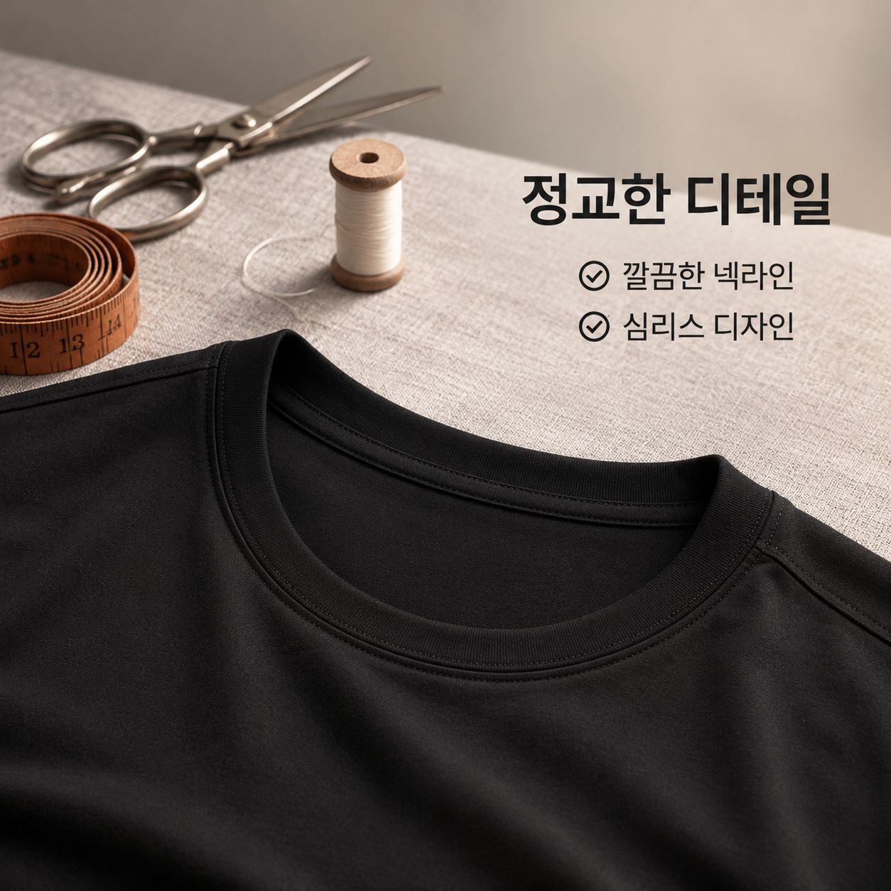 남자 통기성 솔리드 슬림핏 반팔 이너 티셔츠