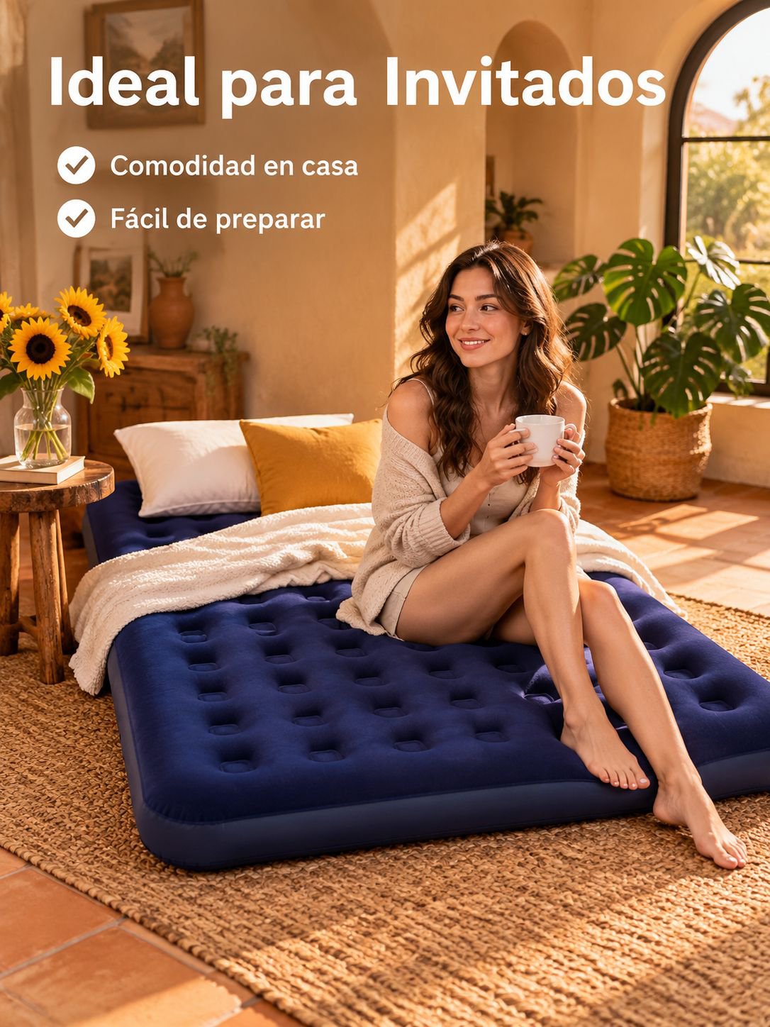 Colchón inflable plegable grueso