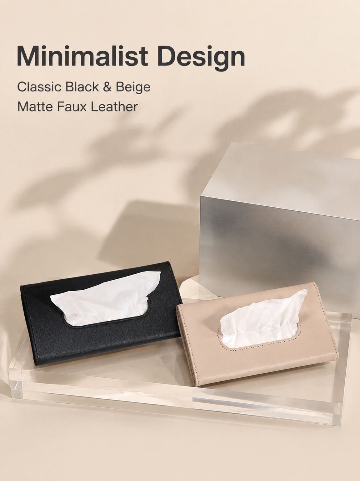 Car sun visor tissue bag storage box