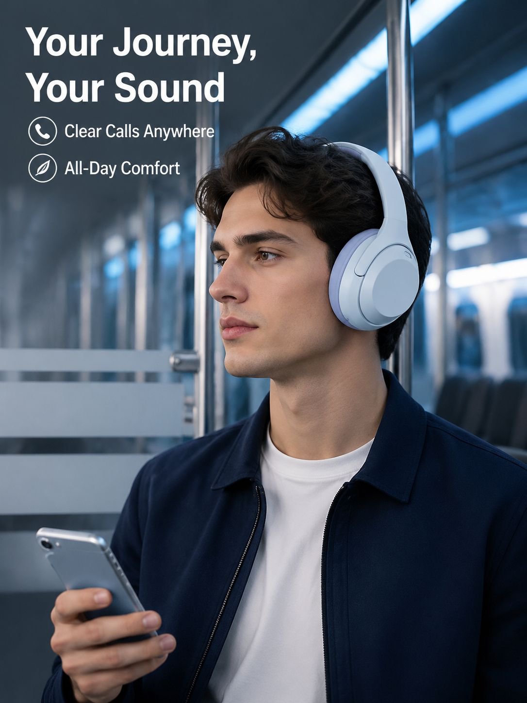 High-Quality Wireless Over-Ear Bluetooth Headphones