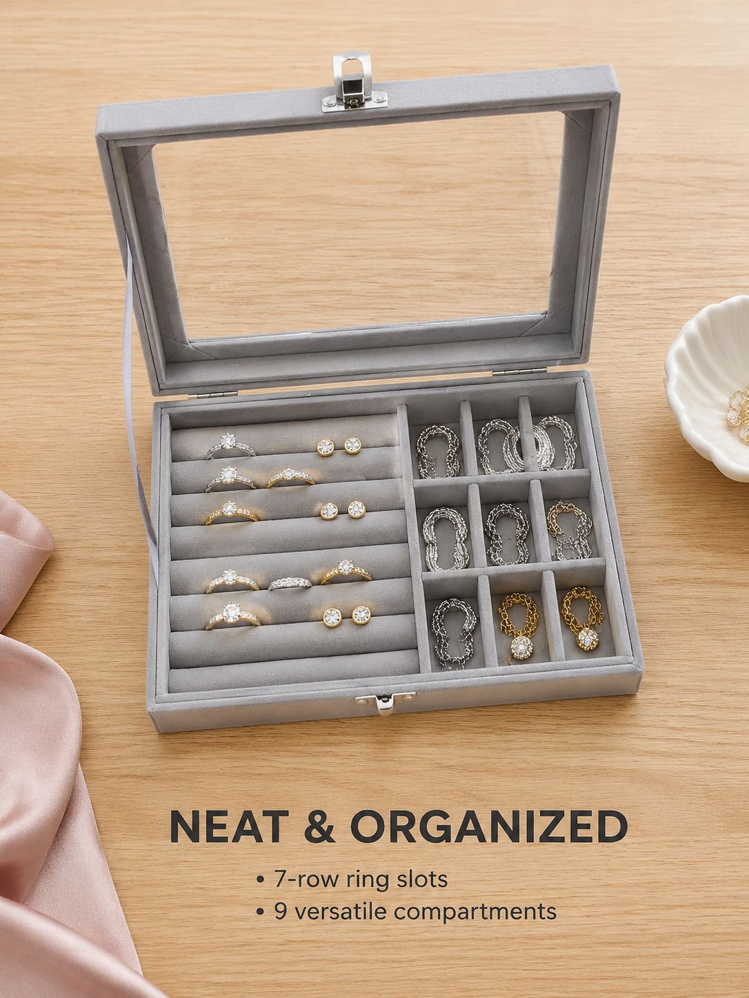 Multi-functional Jewelry Organizer Box