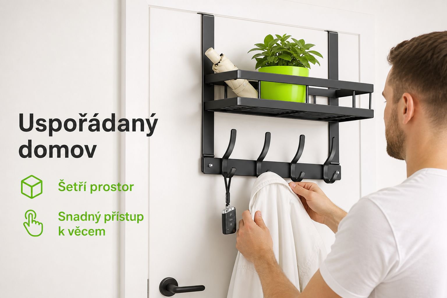 Závěsný držák vhodný do kanceláře
