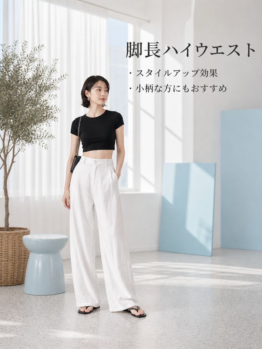 夏用薄手ドレープ感ワイドルーズ通勤通気ロングパンツ