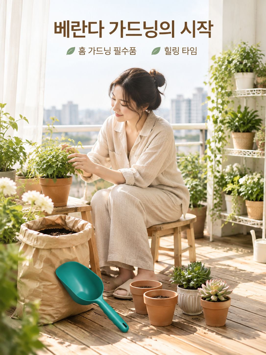 원예용 플라스틱 삽