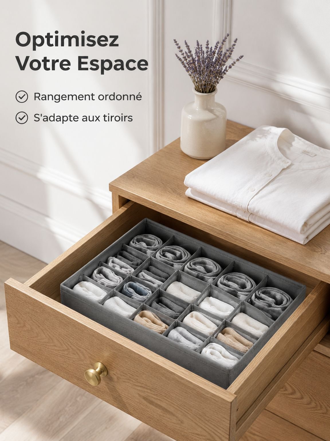 Boîte de rangement pour vêtements