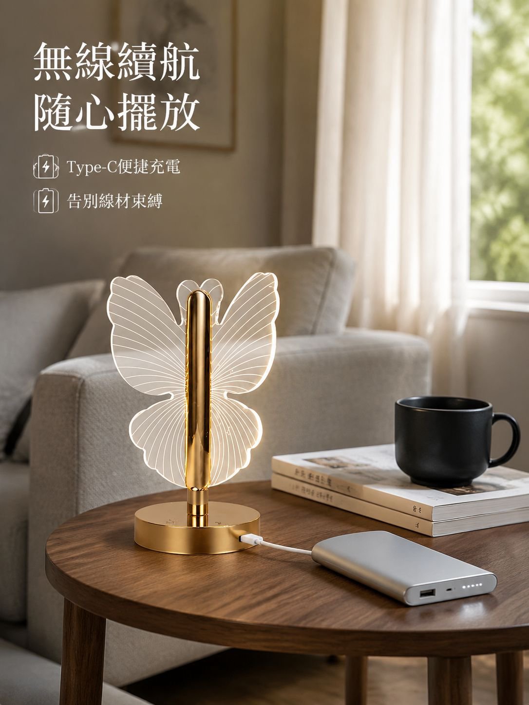 床頭氛圍小夜燈台燈