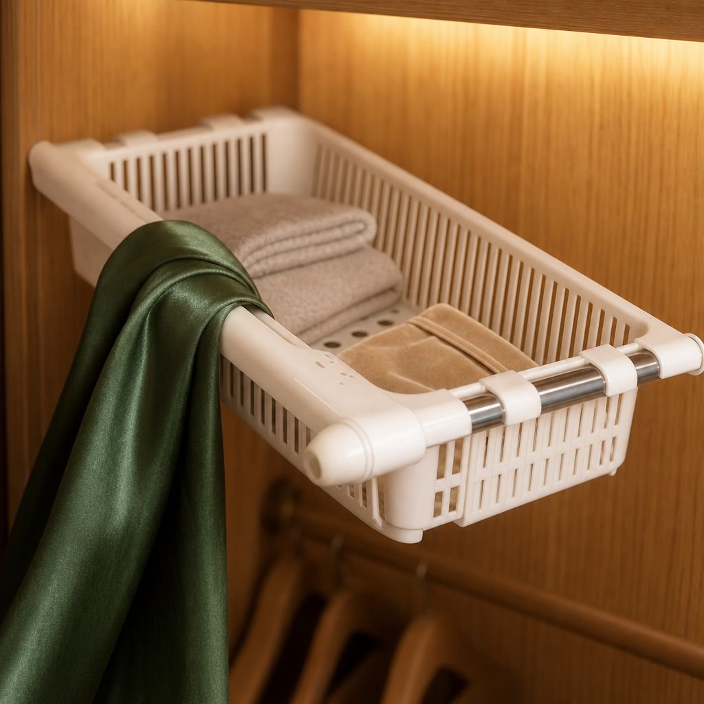 Compact wardrobe organizer for limited space
