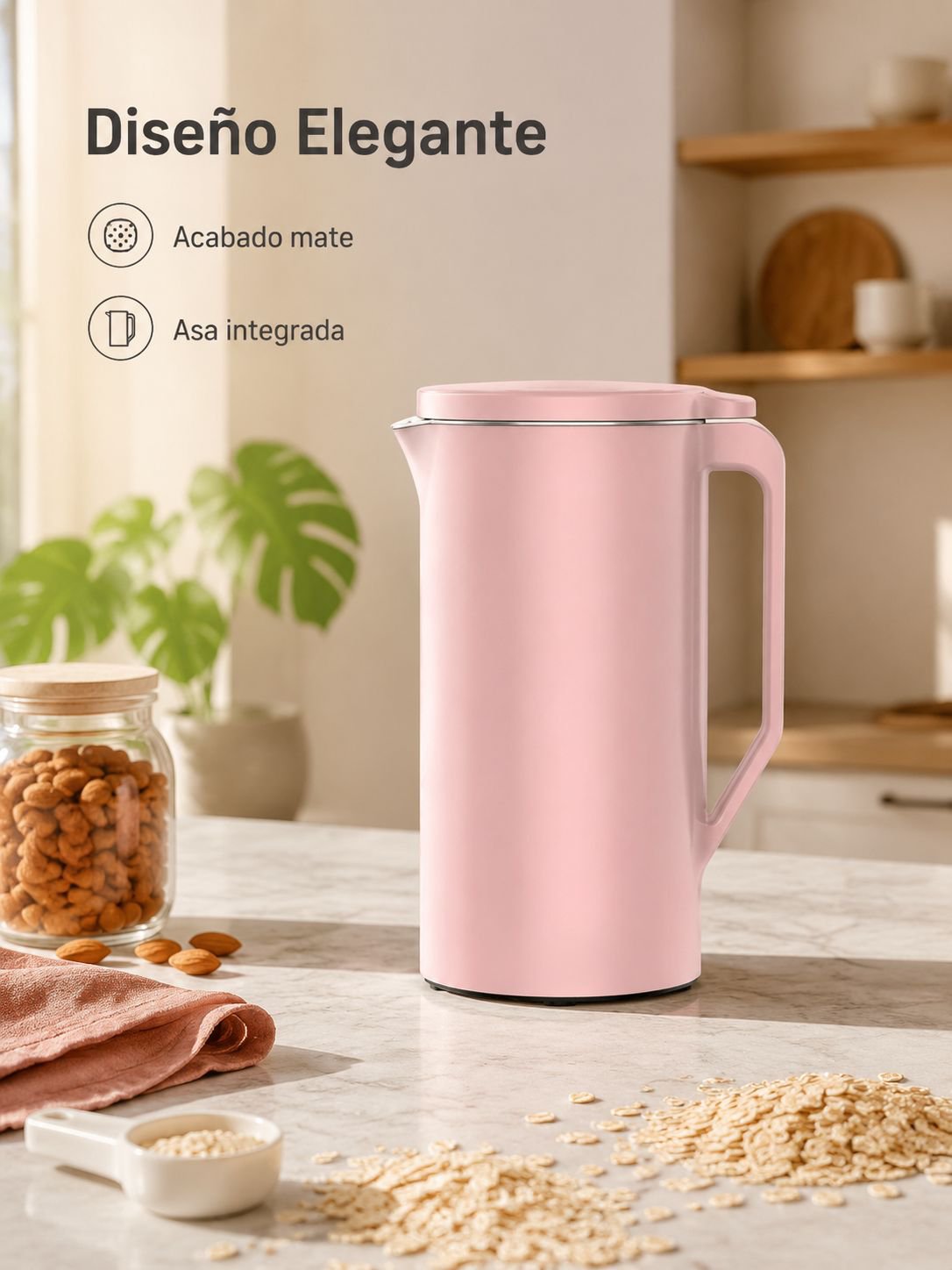 Mini portable filterless soy milk maker