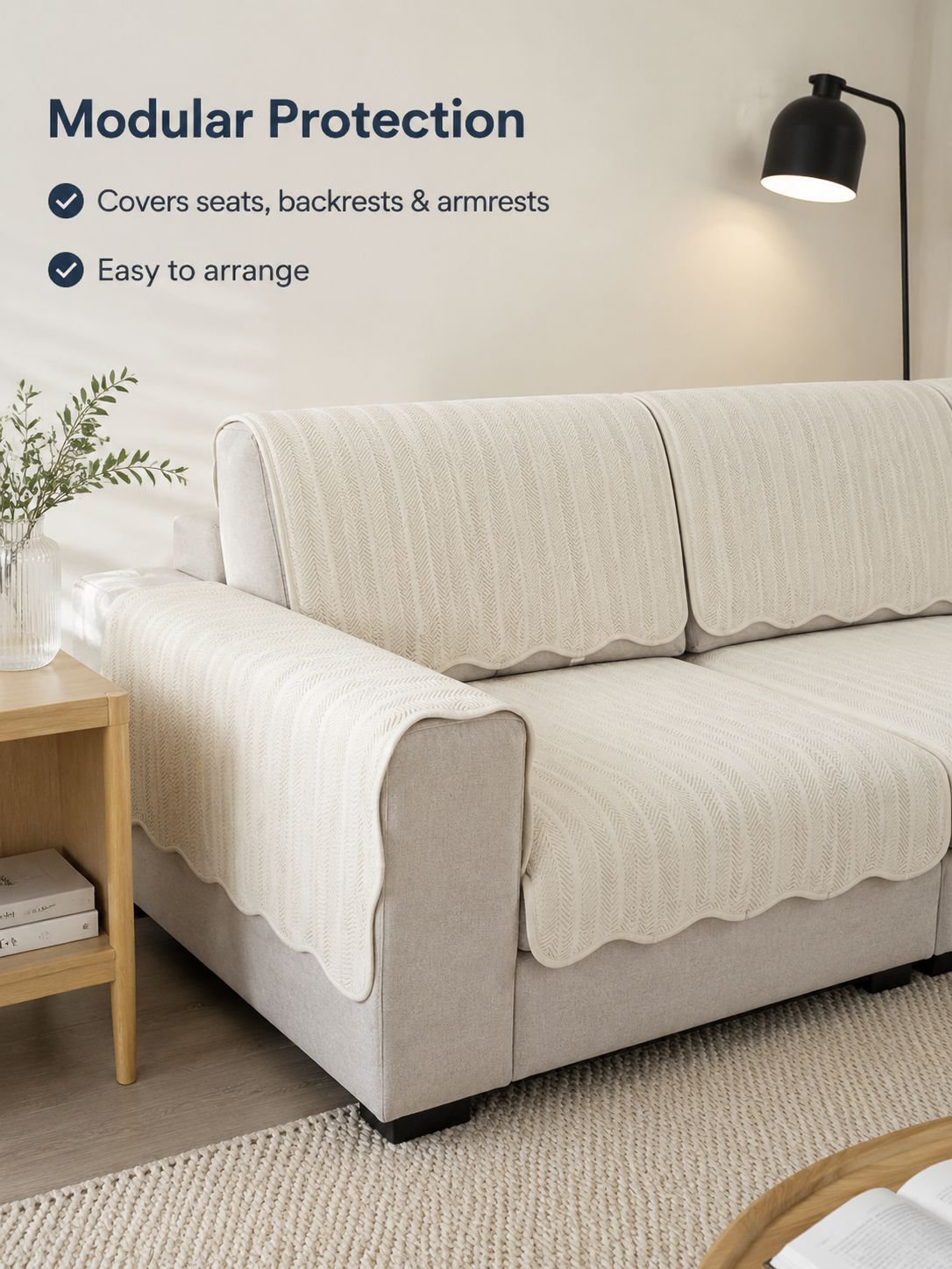 Luxury Bean-shaped Multi-functional Non-slip Sofa Cushion Set