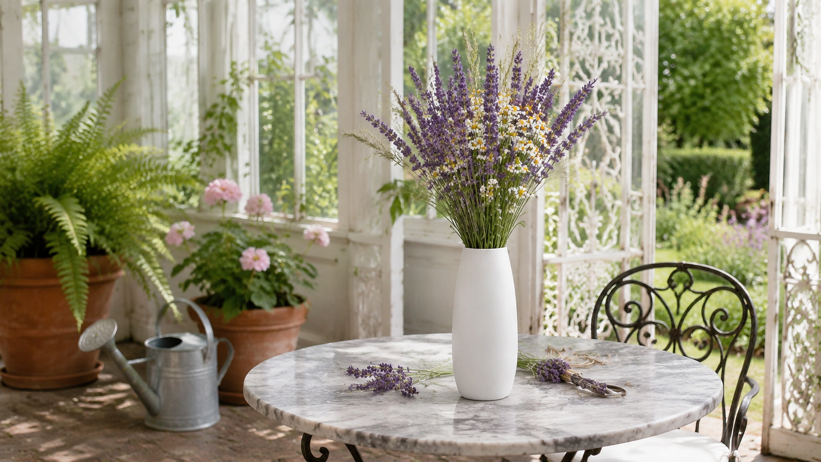 Decorative Dried Flower Vase