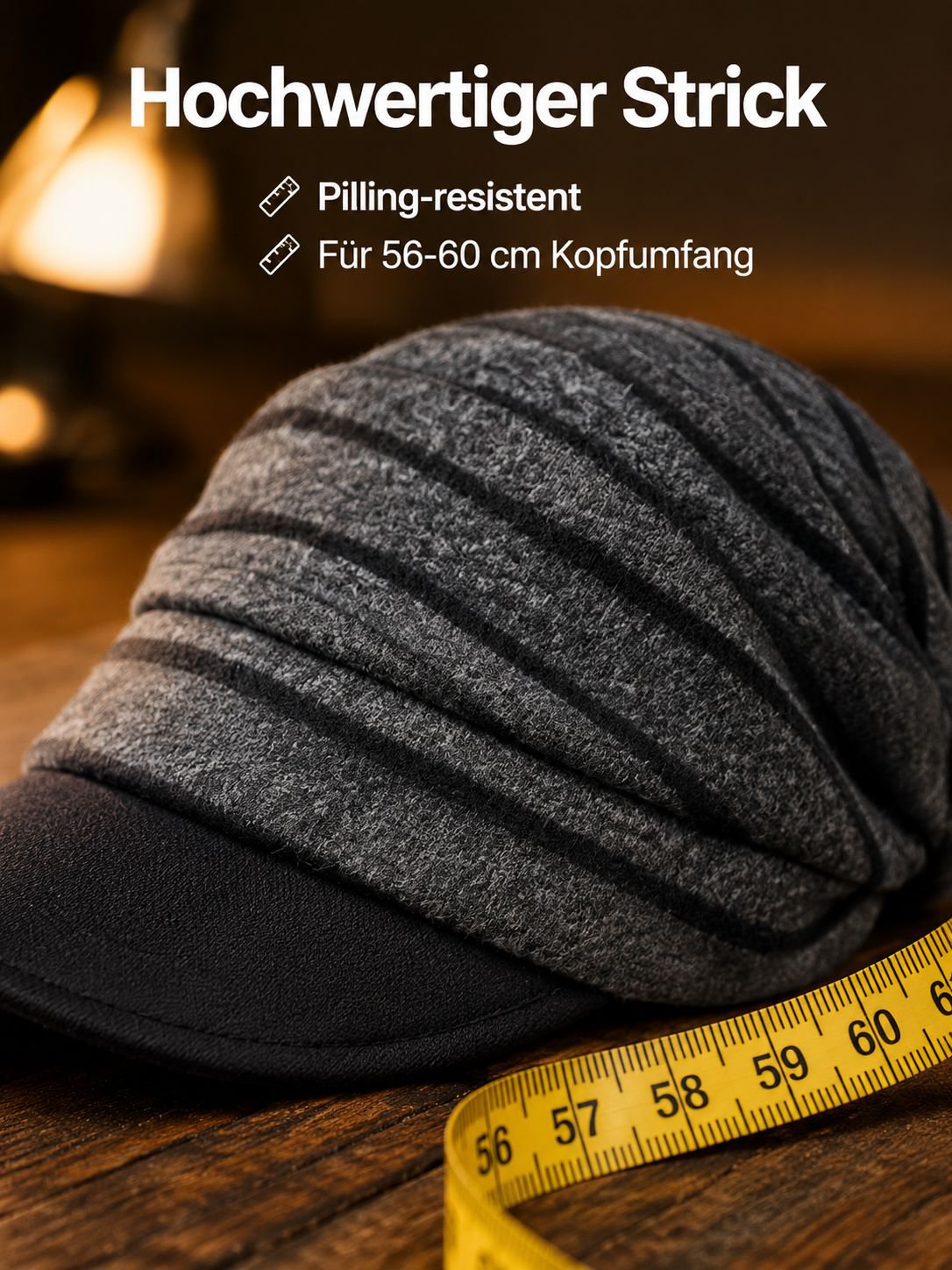 Warme Beanie Mütze für den Winter