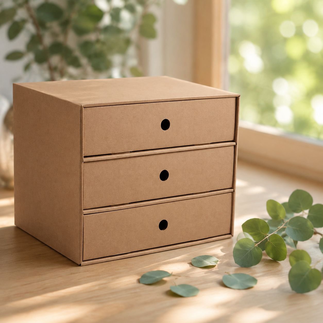 Boîte multifonctions avec stylos, ciseaux et carnets