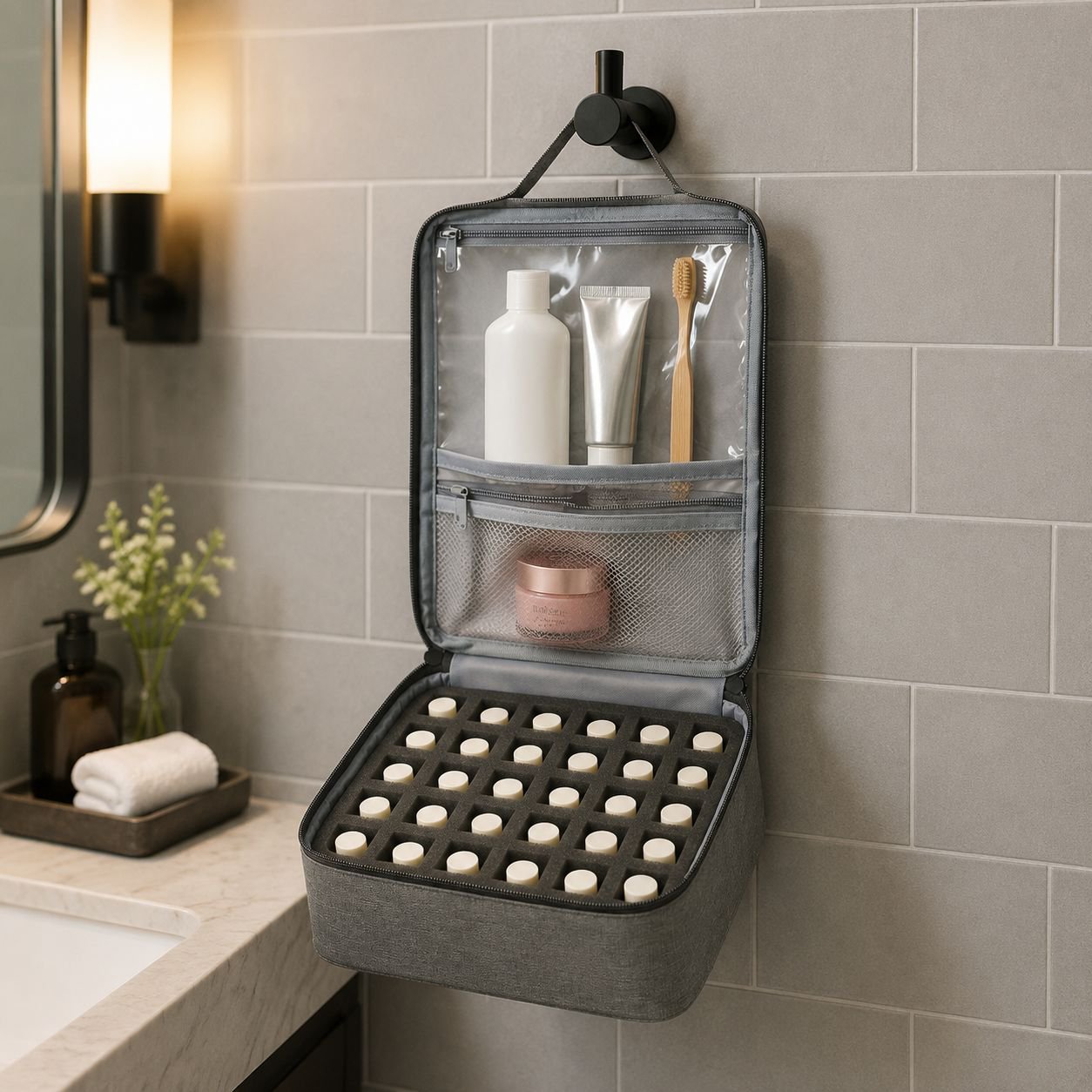 Large Capacity Stylish Multifunctional Toiletry & Makeup Bag