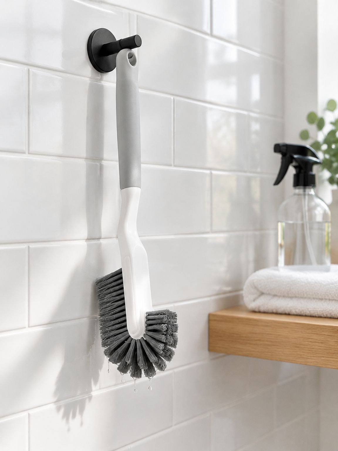 Schuhbürste mit Langem Griff Weiche Borsten Multifunktionale Reinigungsbürste für Schuhe