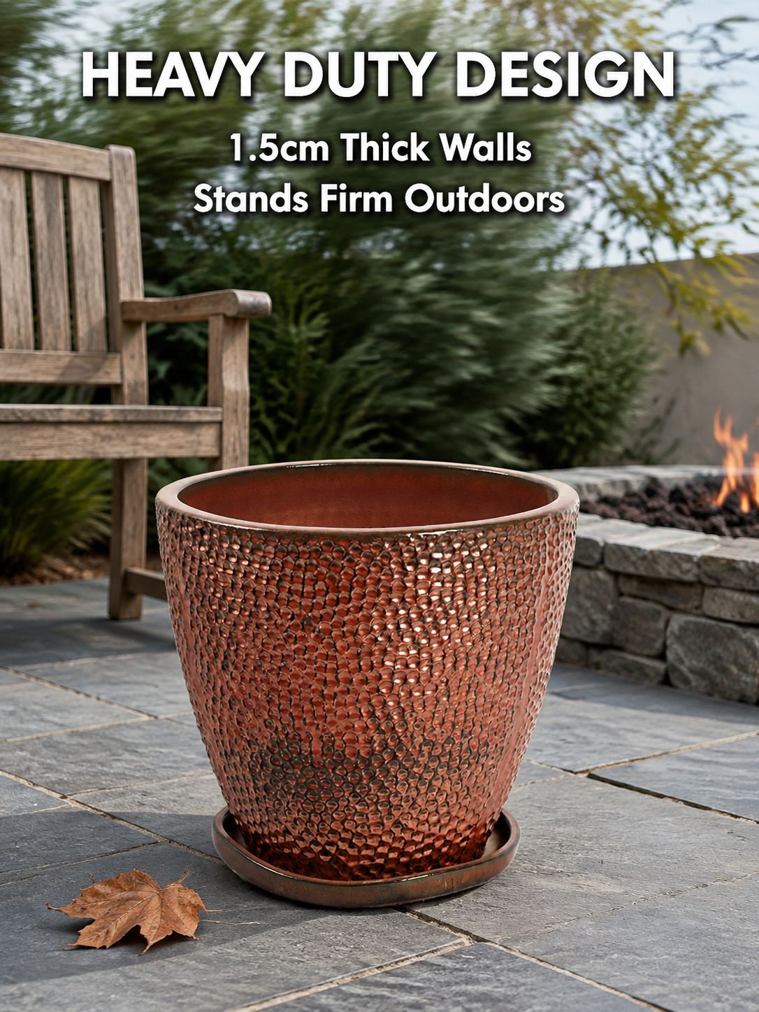 Flower pot garden large ceramic flower pot