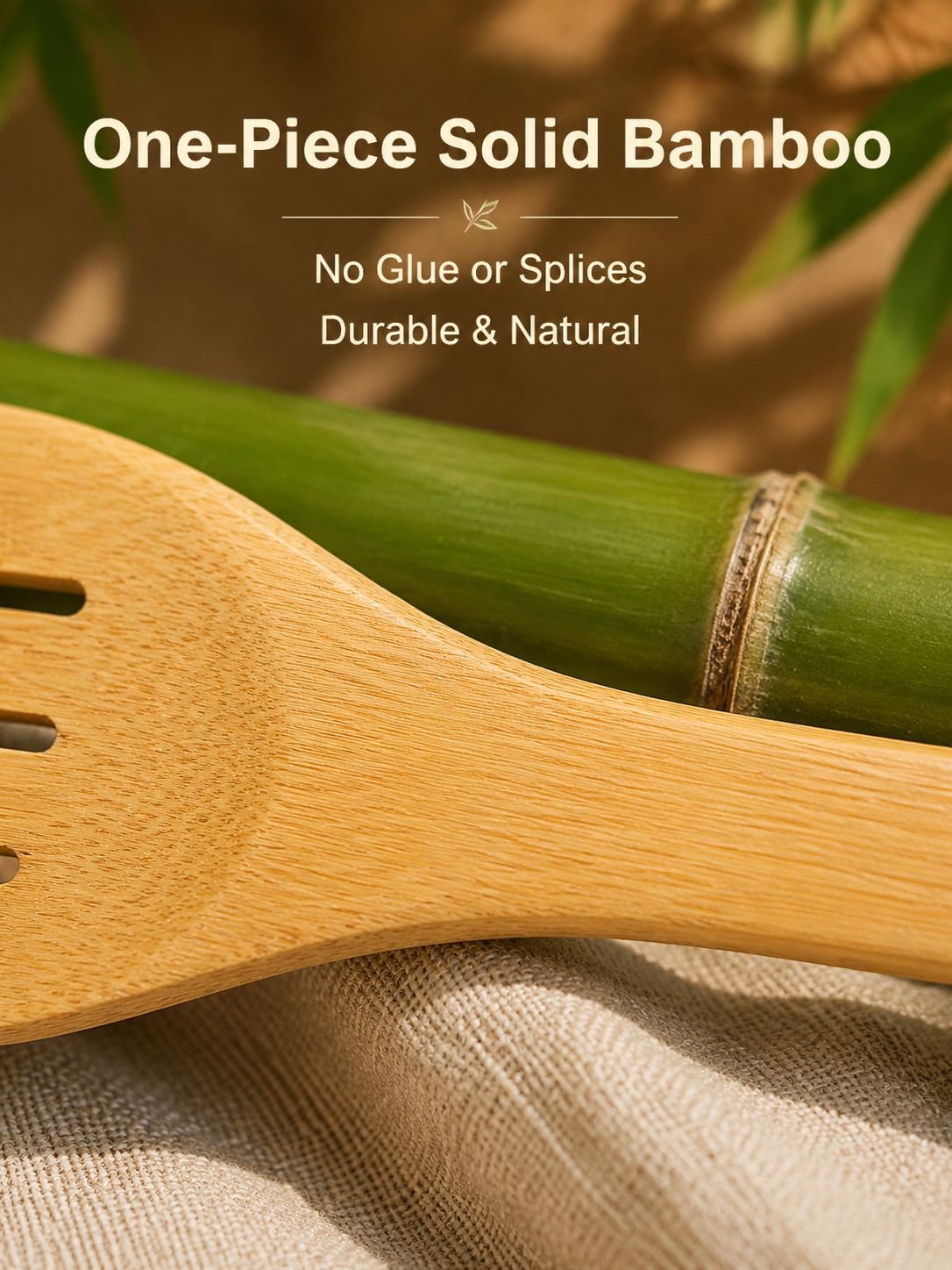 Natural Bamboo Kitchen Spatula