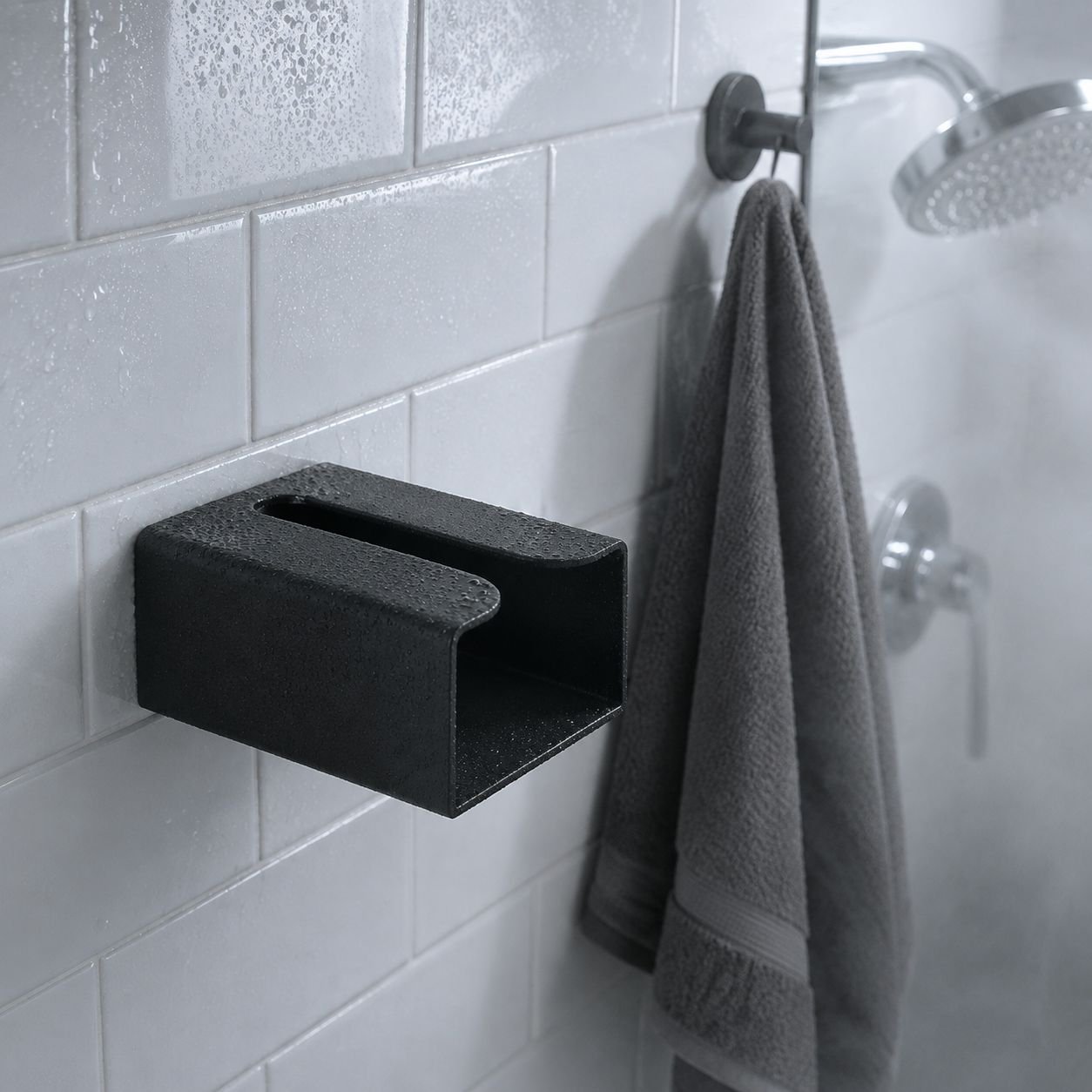 Portarrollo de papel higiénico impermeable de pared
