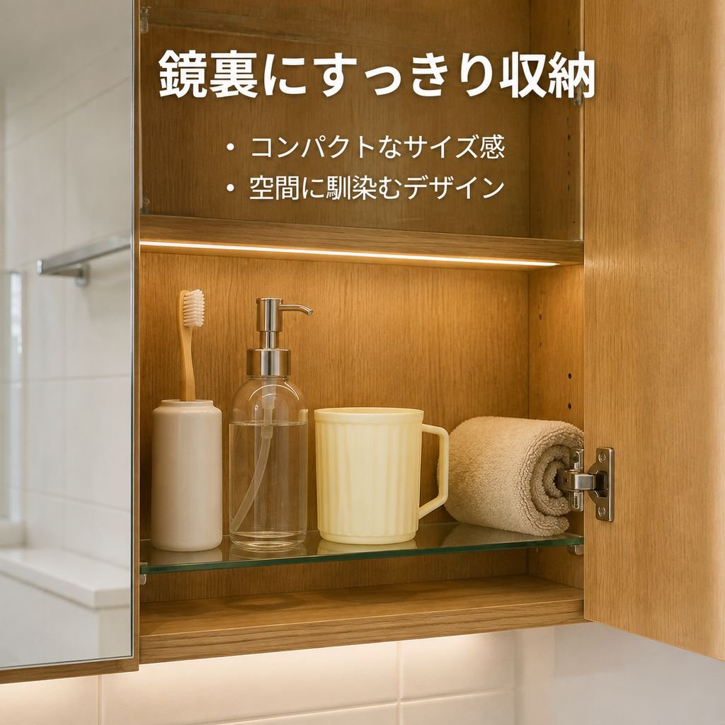 携帯用縦縞うがいコップ