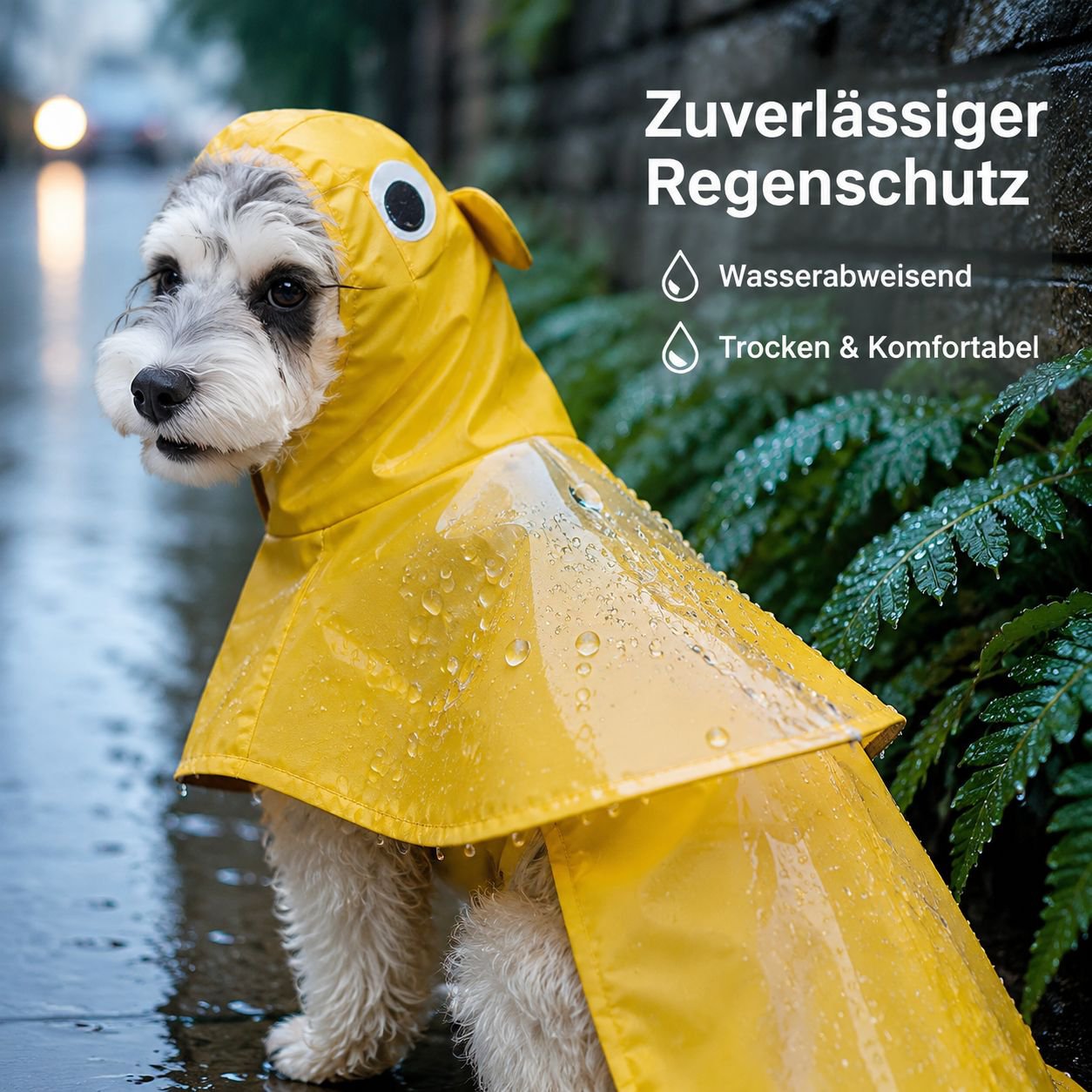 Wasserdichtes Hunderegen-Cape für Toy Dogs, Regencape für Haustiere