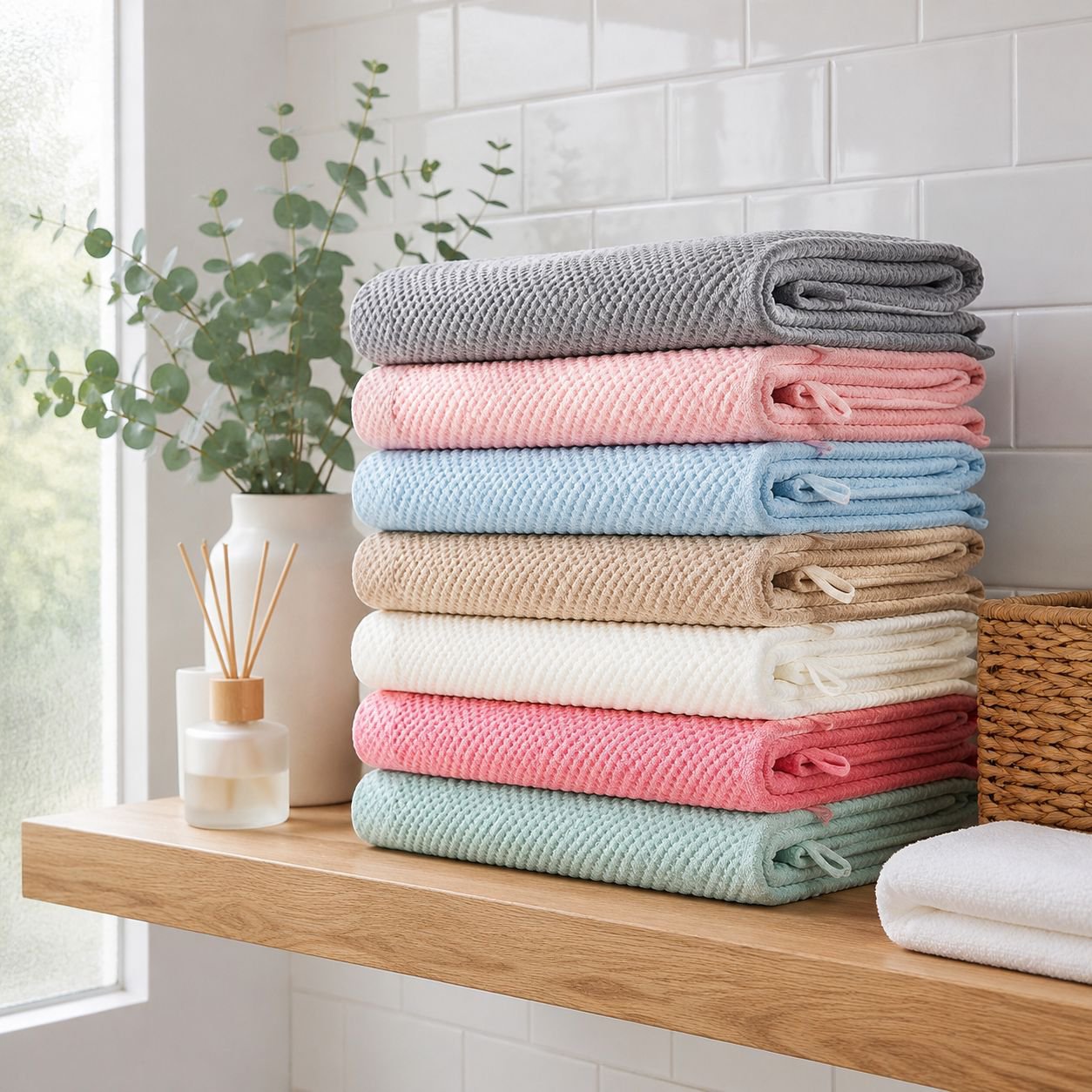 Large bath towel suitable for home and travel