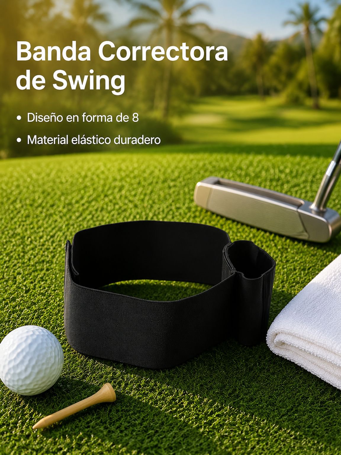 Corrector de postura para el swing de golf