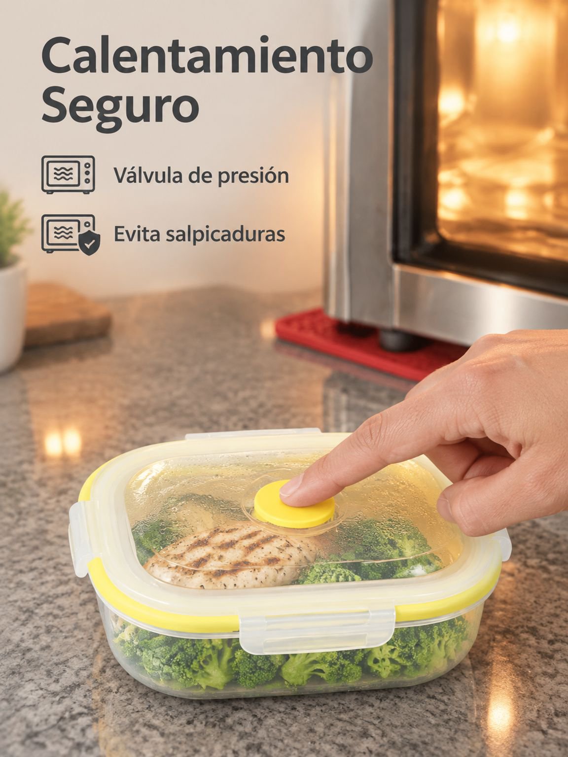 Caja de almuerzo portátil