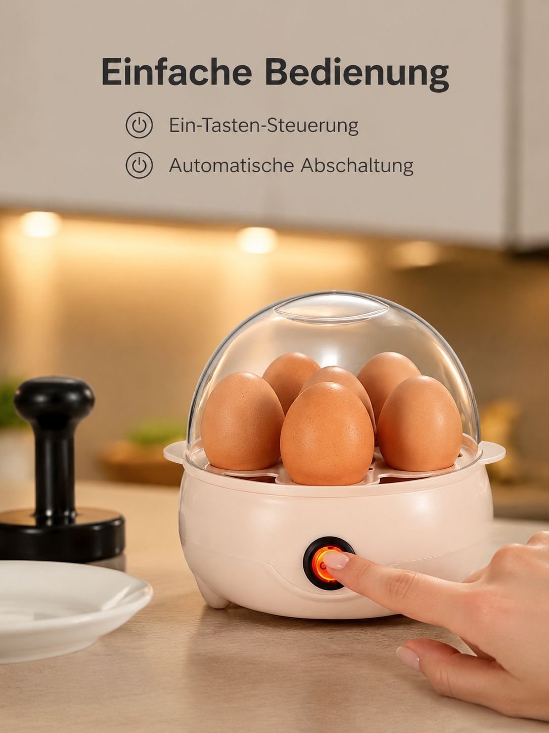 Dampfgargerät für Eierpudding – Haushaltsgerät