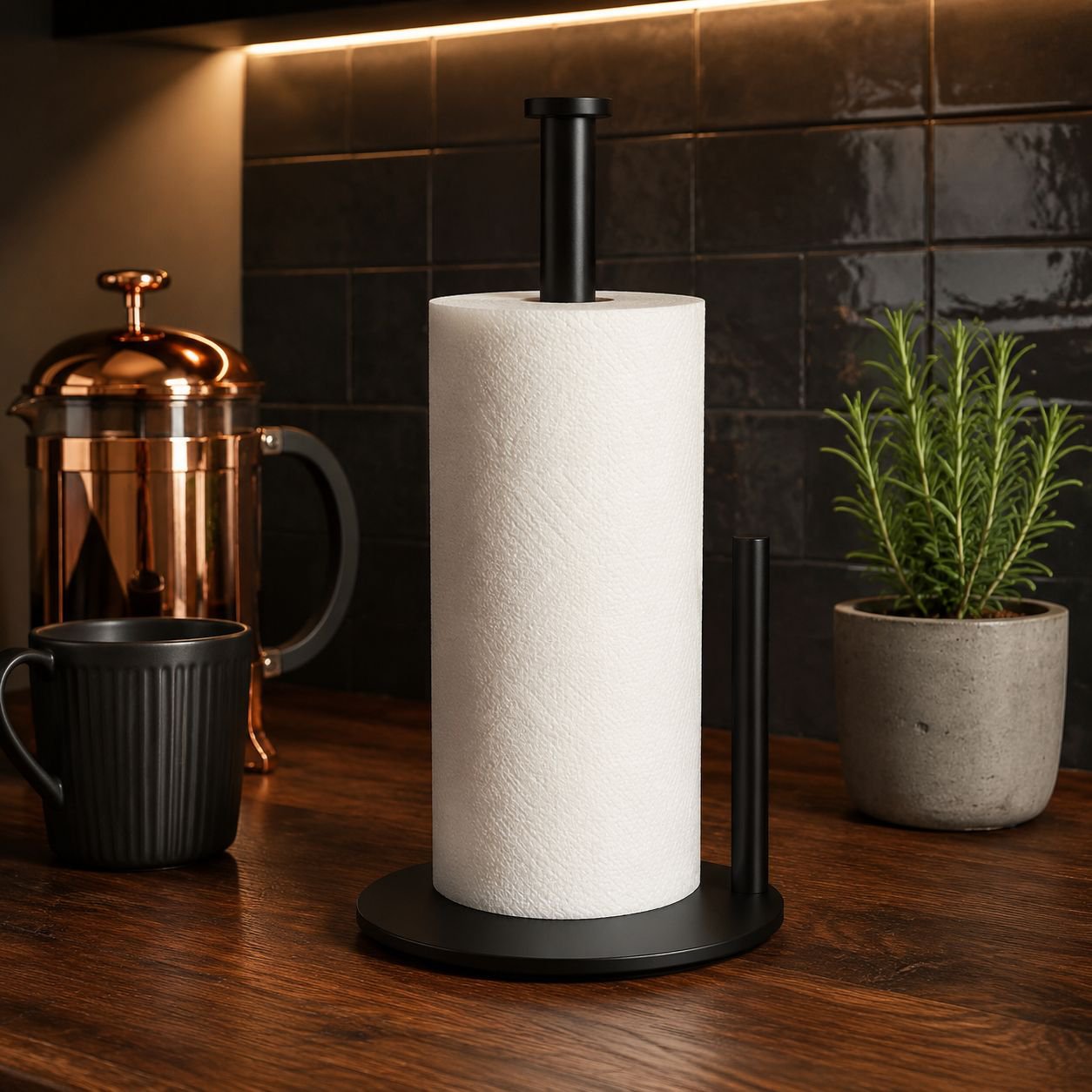 Sleek design stainless steel paper towel dispenser