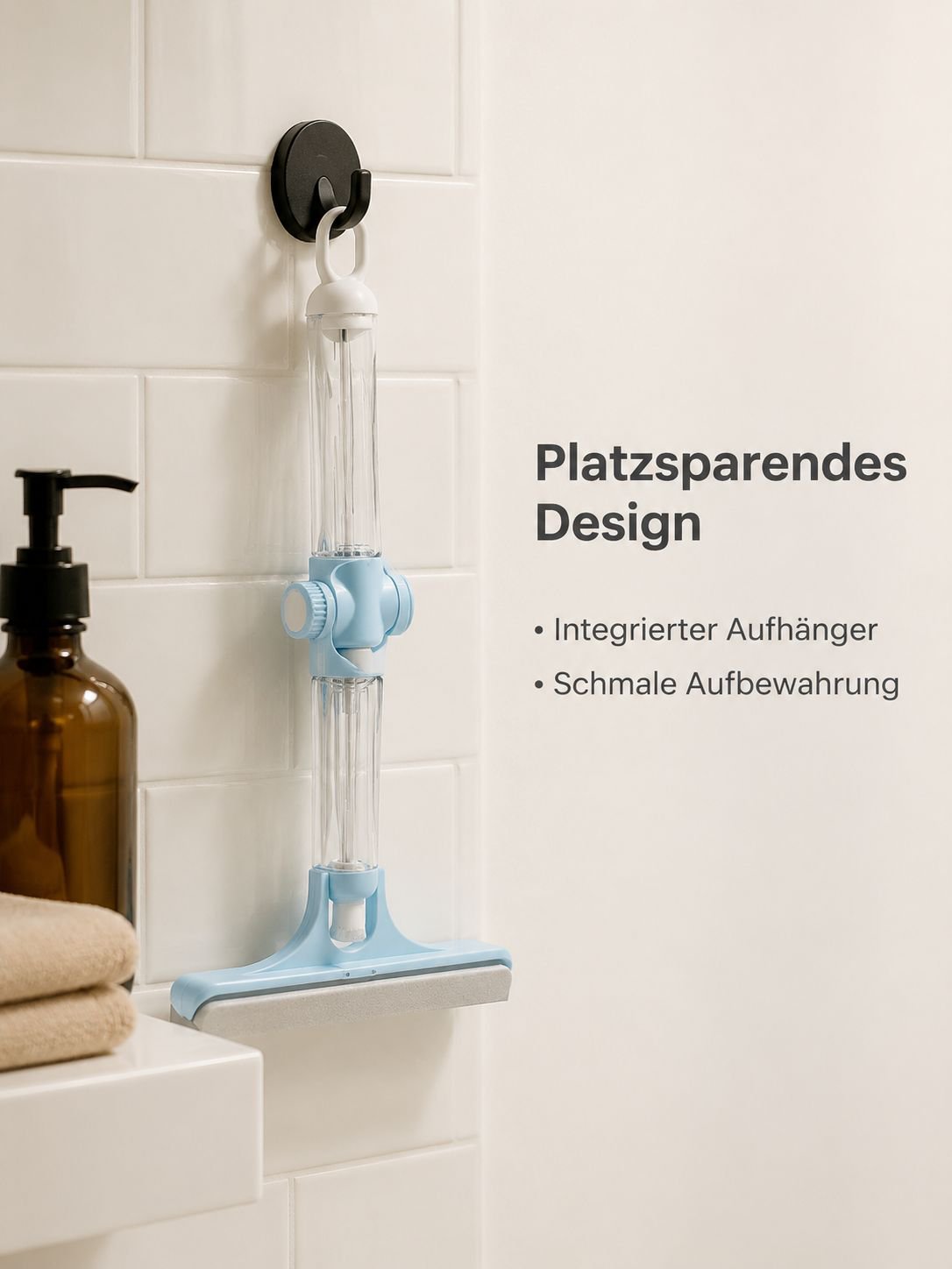 Einfach zu lagernde Wischerplatte