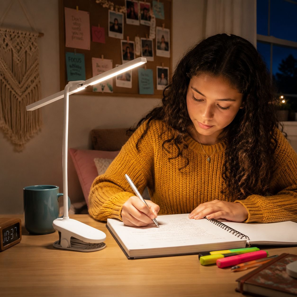 Lámpara LED para estudiantes, protección ocular