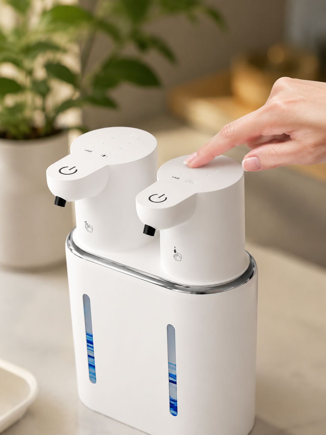 Berührungsloser Seifenspender mit modernem Design
