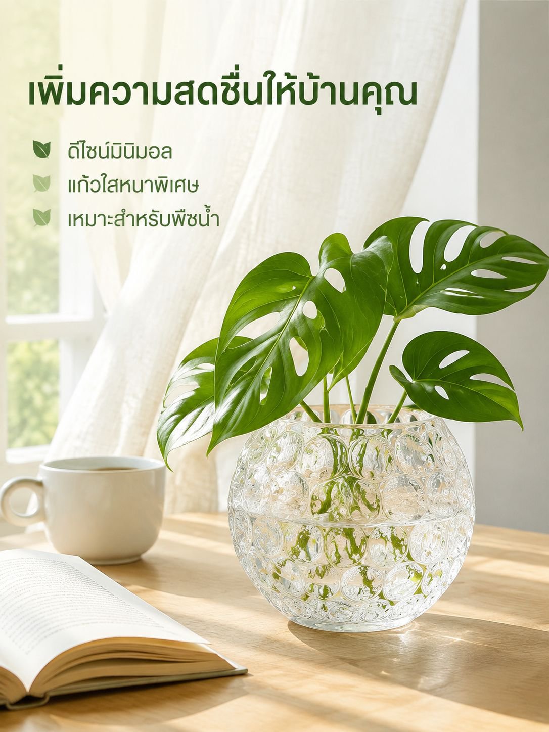 ขวดน้ำสำหรับปลูกต้นไม้ในบ้าน
