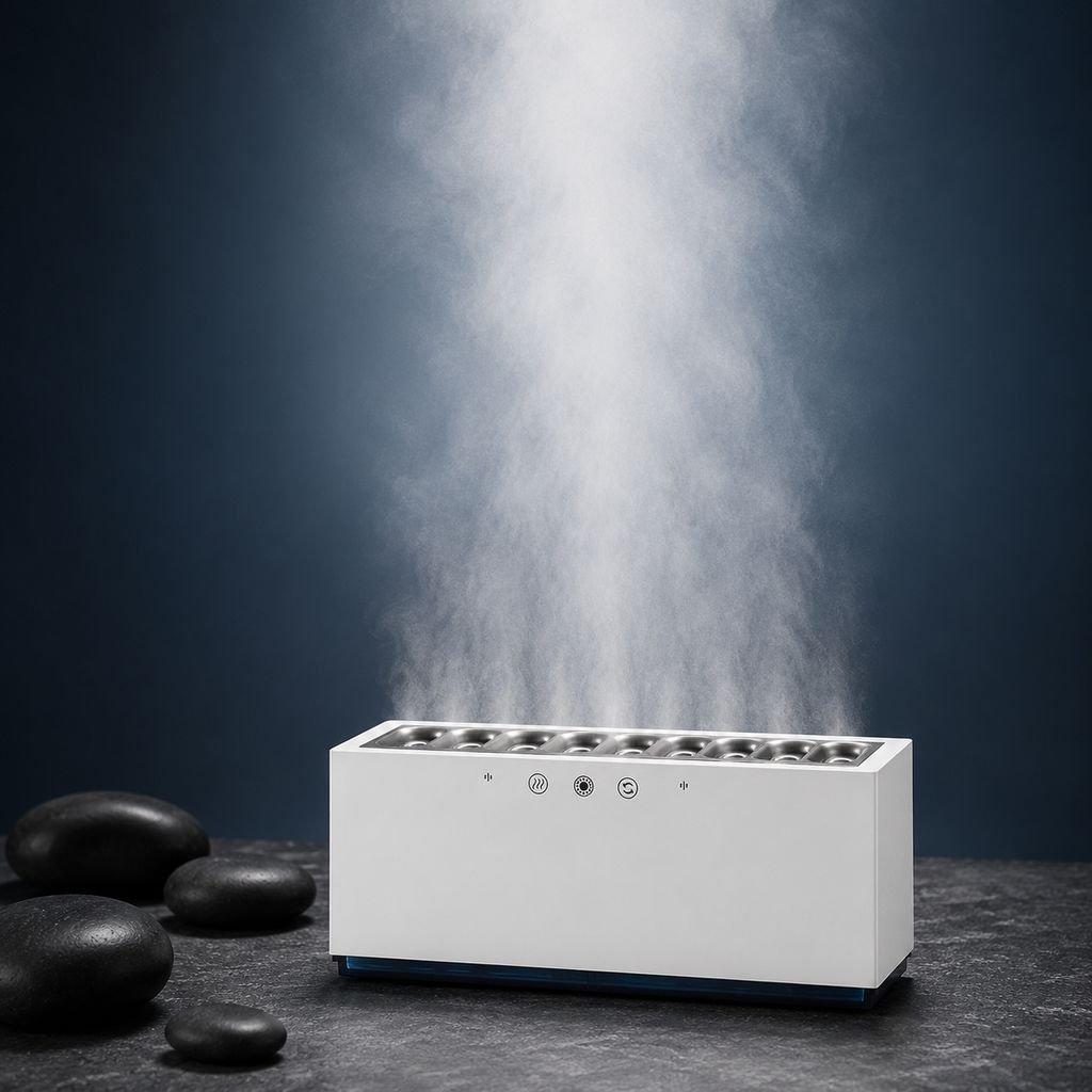 Mini humidificador colorido para escritorio con función de difusor