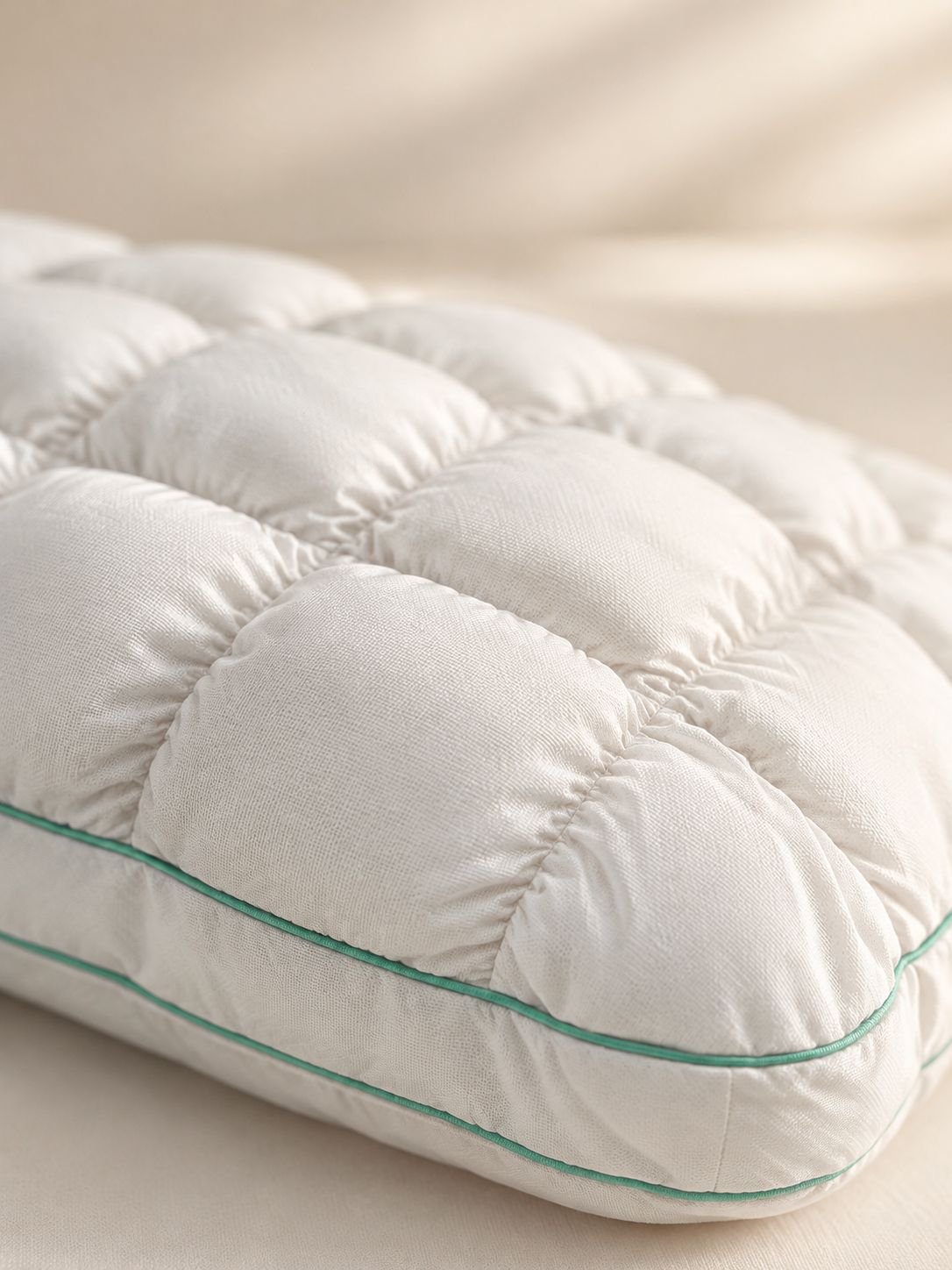 Soft cervical pillow for comfortable neck support
