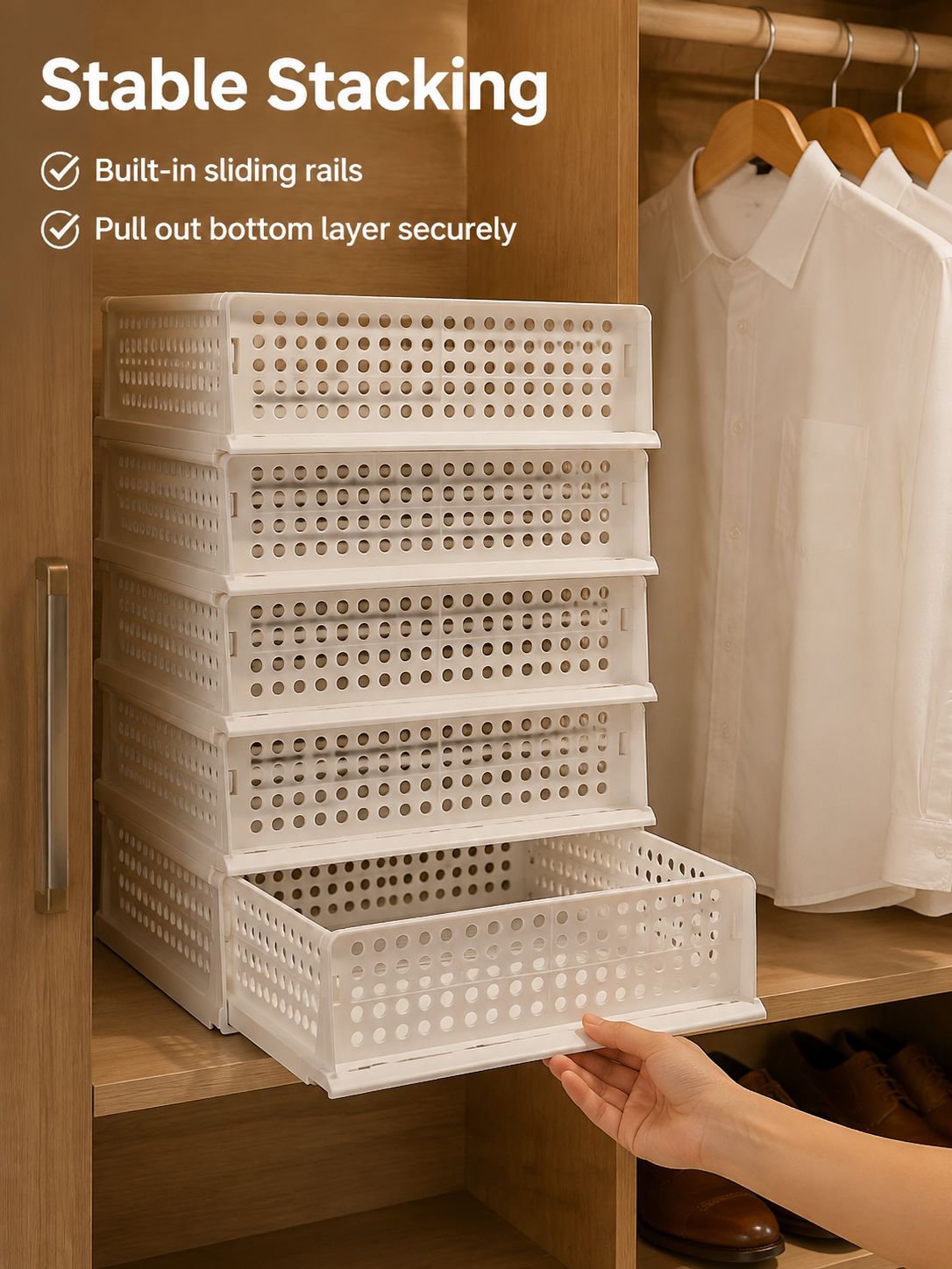 Wardrobe Drawer Storage Organizer Set 