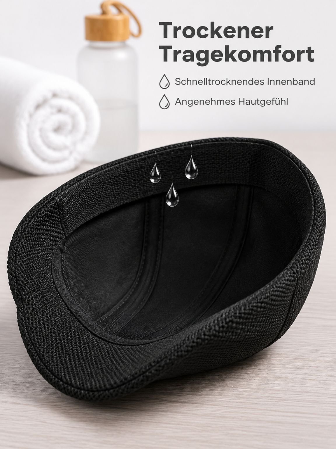 Neue leichte Herren-Schiebermütze, einfarbige Schirmmütze für Senioren