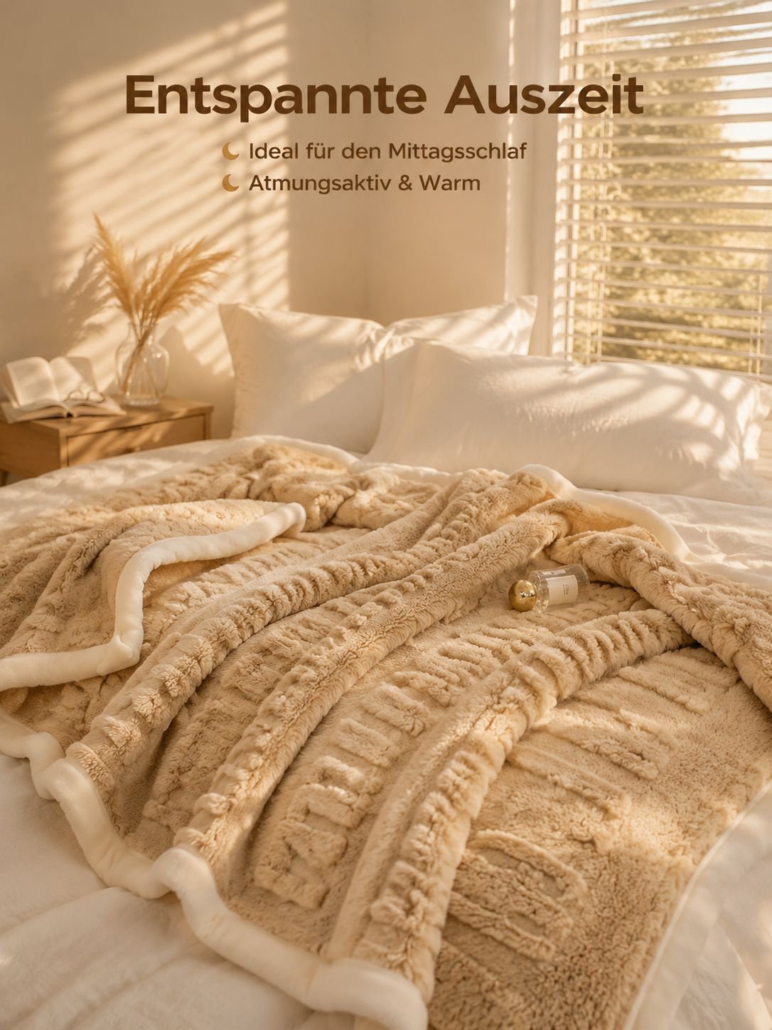 Verdickte Coral Fleece Decke, Kuscheldecke für Sofa, Mittagsschlafdecke für Studentenwohnheim