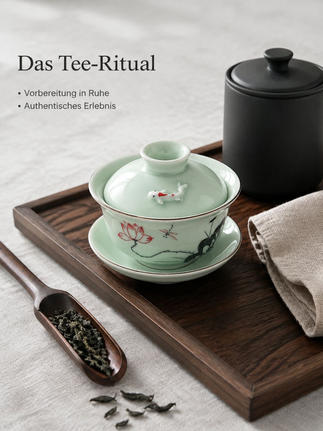Detailansicht der Celadon Glasur