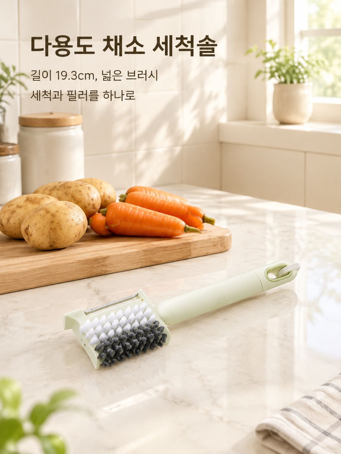 다용도 과일·채소 브러시