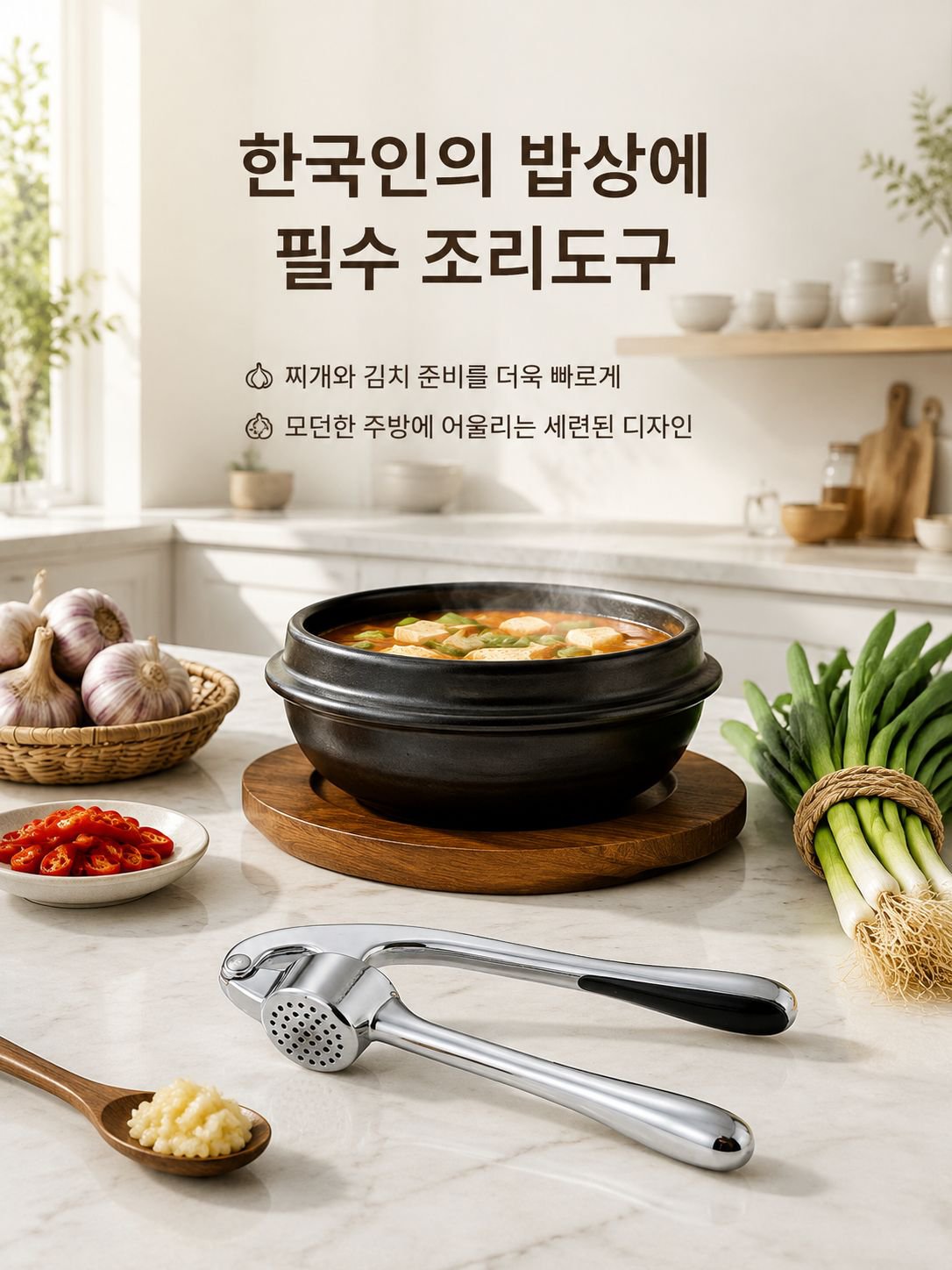 수동 마늘 믹서 분쇄기