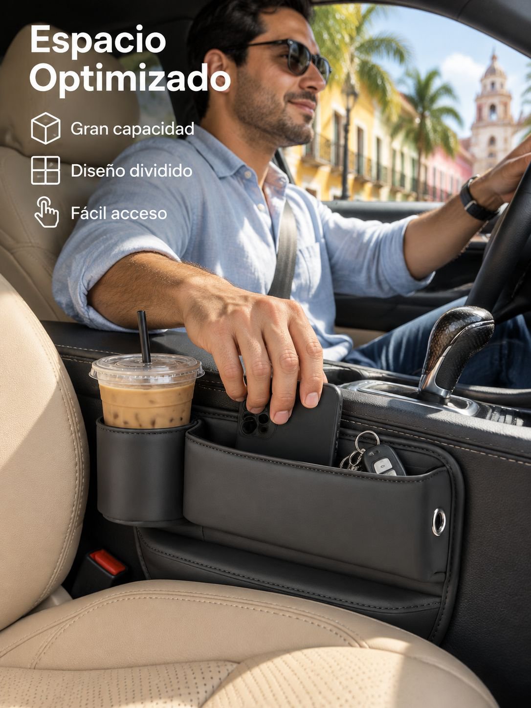 Caja de almacenamiento para automóvil SL con logotipo del automóvil