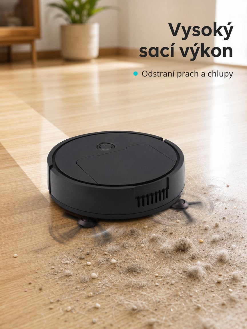 Domácí mini inteligentní robotický vysavač