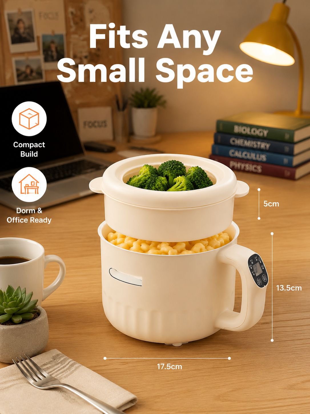 Multi-Functional Double-Layer Electric Cooker