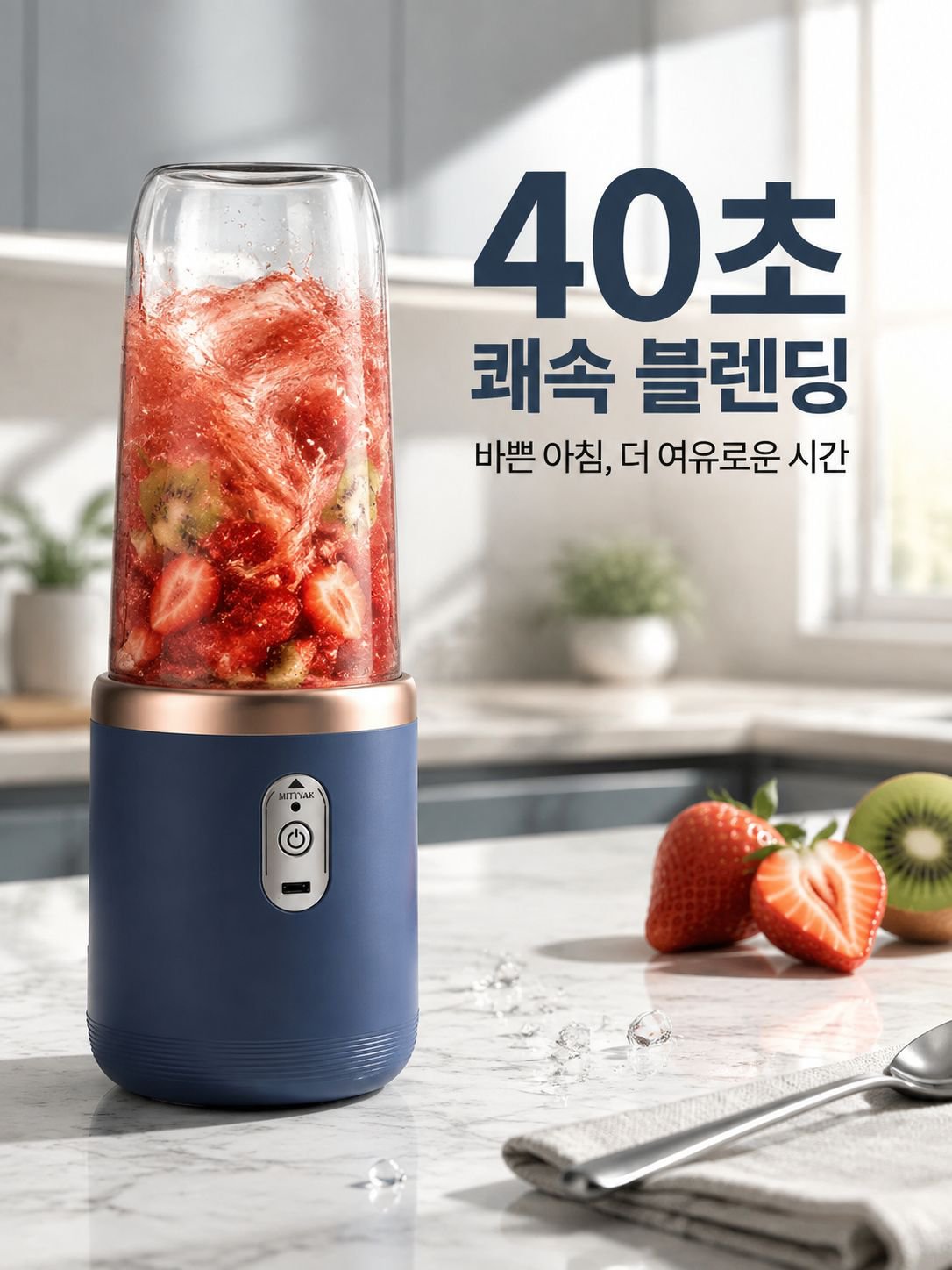 미니 무선 휴대용 착즙기 컵