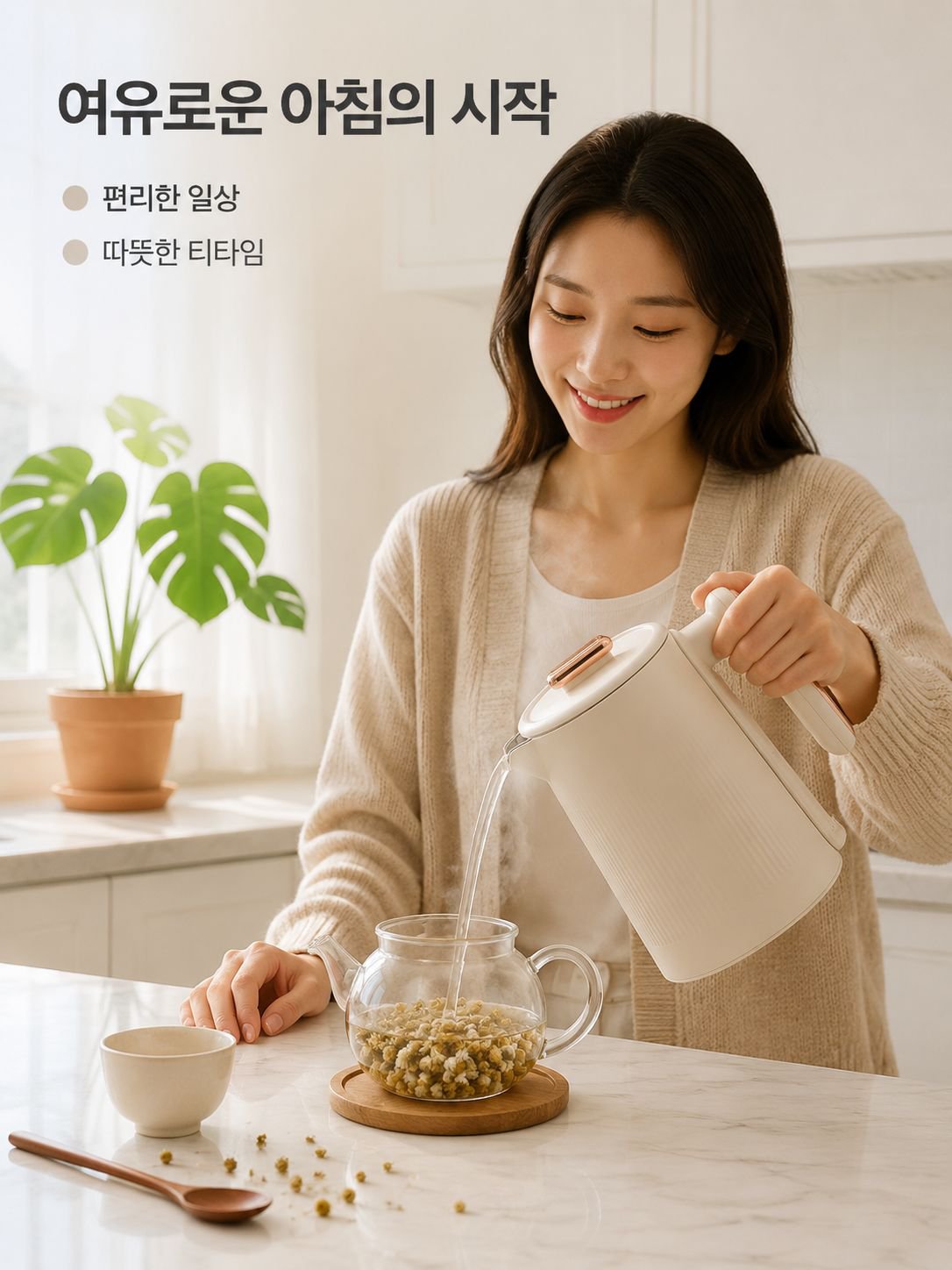 스테인리스 스틸 전기 주전자