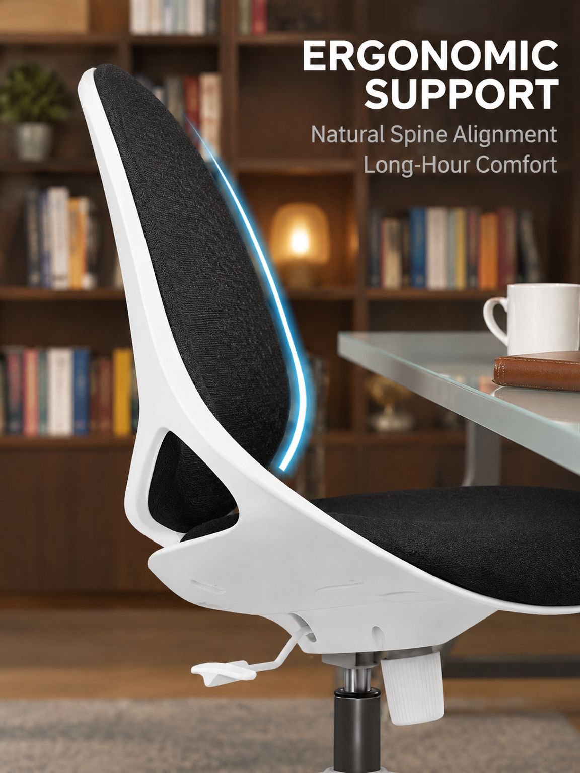 Home height-adjustable office chair