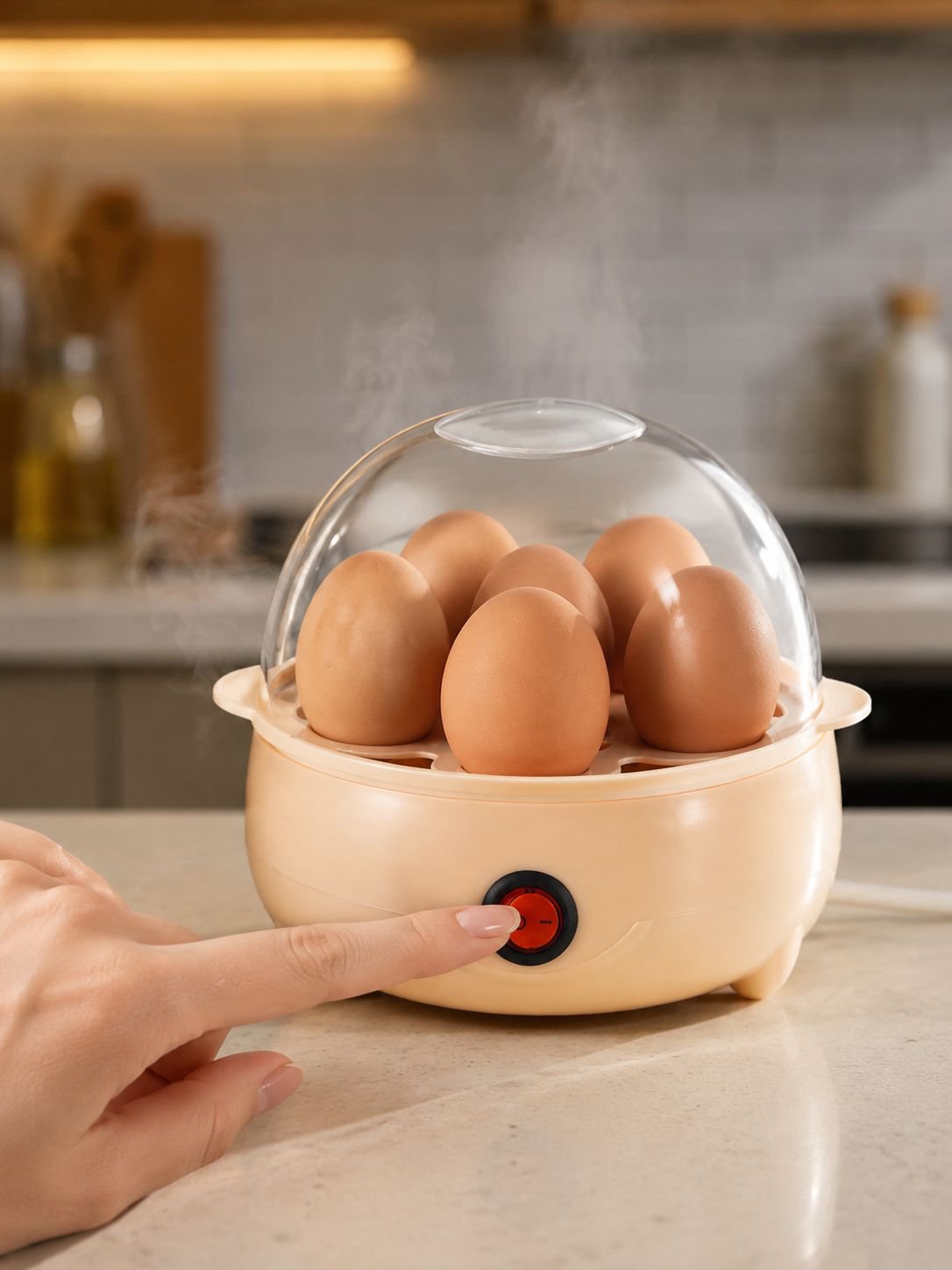 Dampfgargerät für Eierpudding – Haushaltsgerät